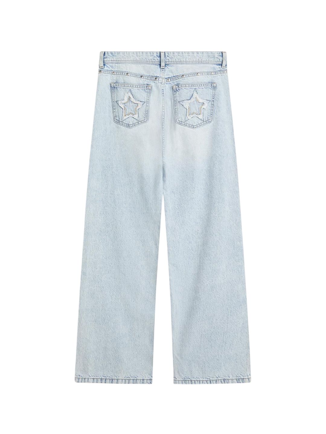 Baggy Jeans With Stars And Studs