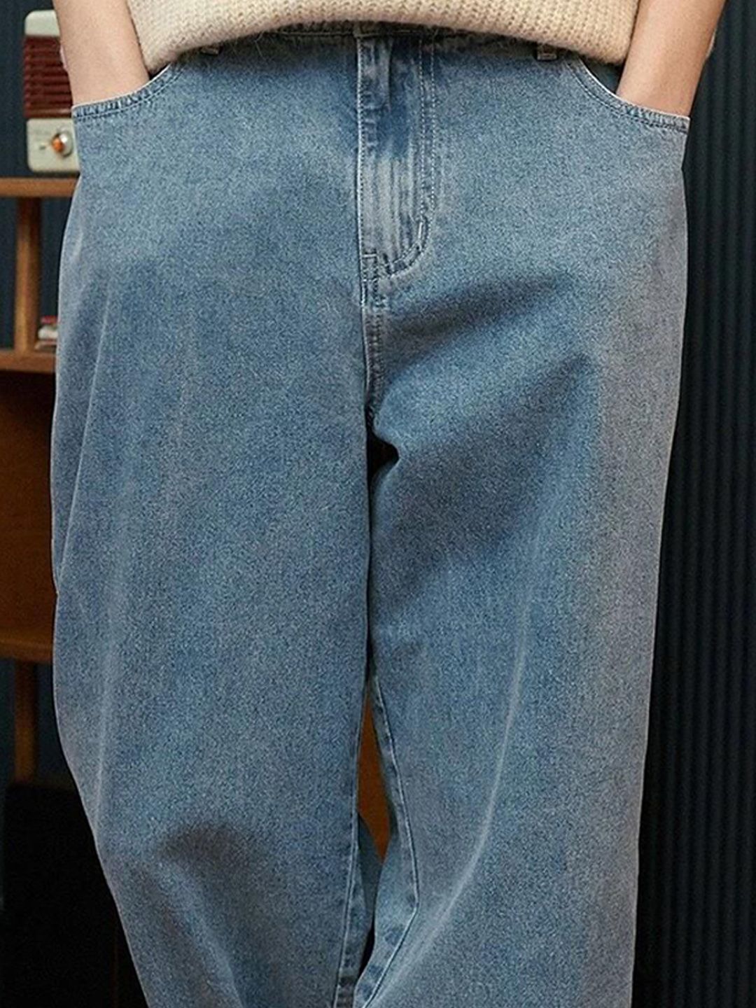 Men Regular Fit Mid-Rise Stretchable Jeans