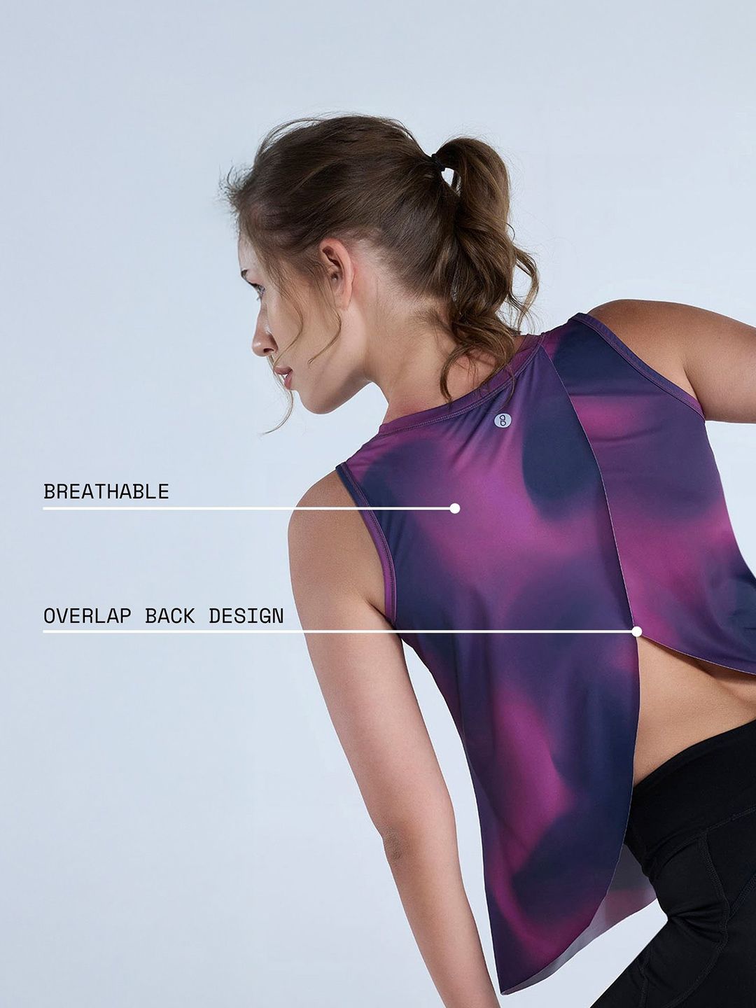Purple Fluid Overlap Tank