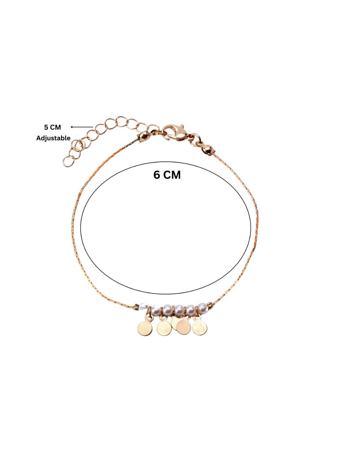 SALTY Pack of 2 Women Gypsy Pearl Bracelet