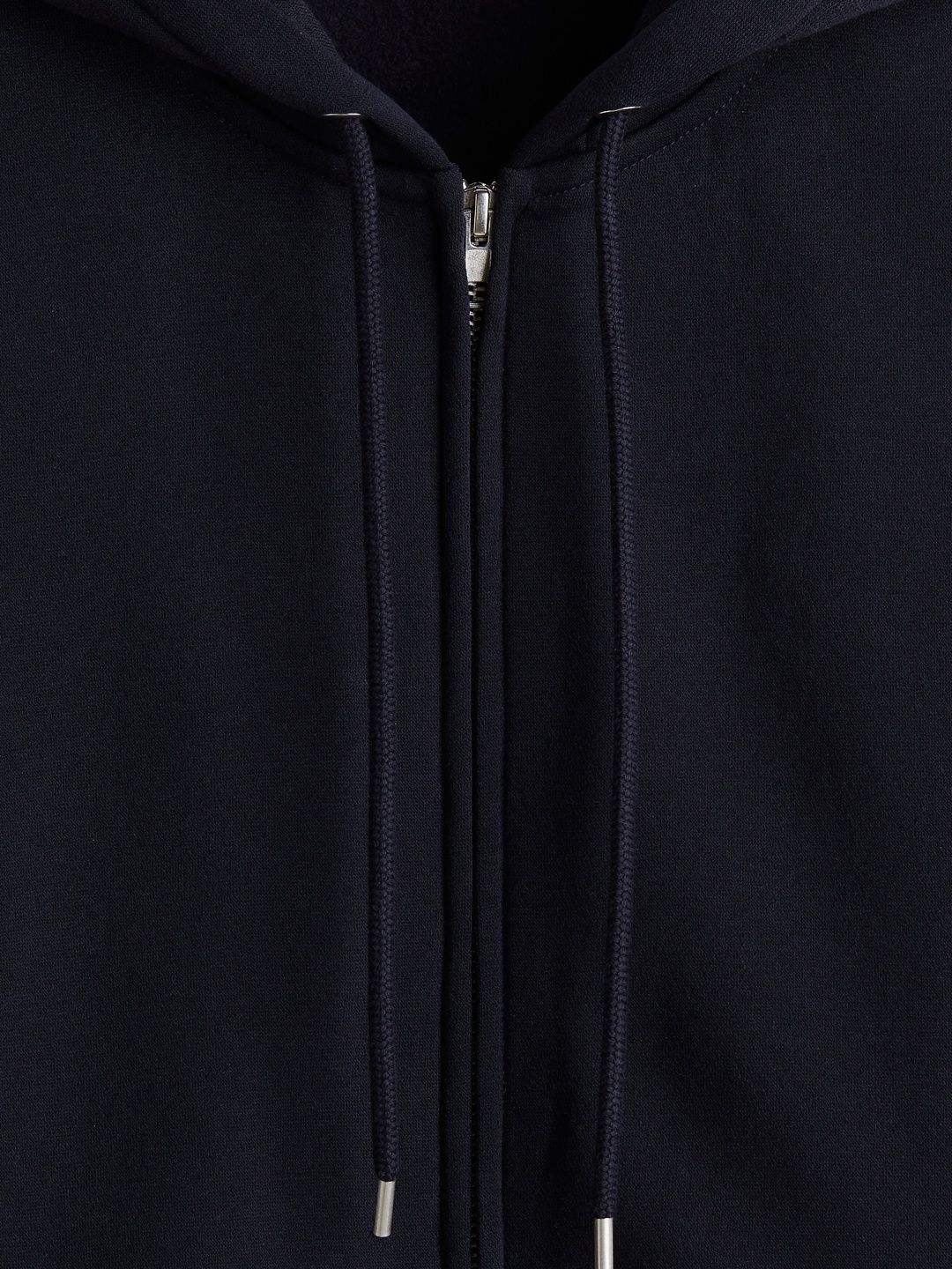 Men Loose Fit Zip-Through Hooded sweatshirt