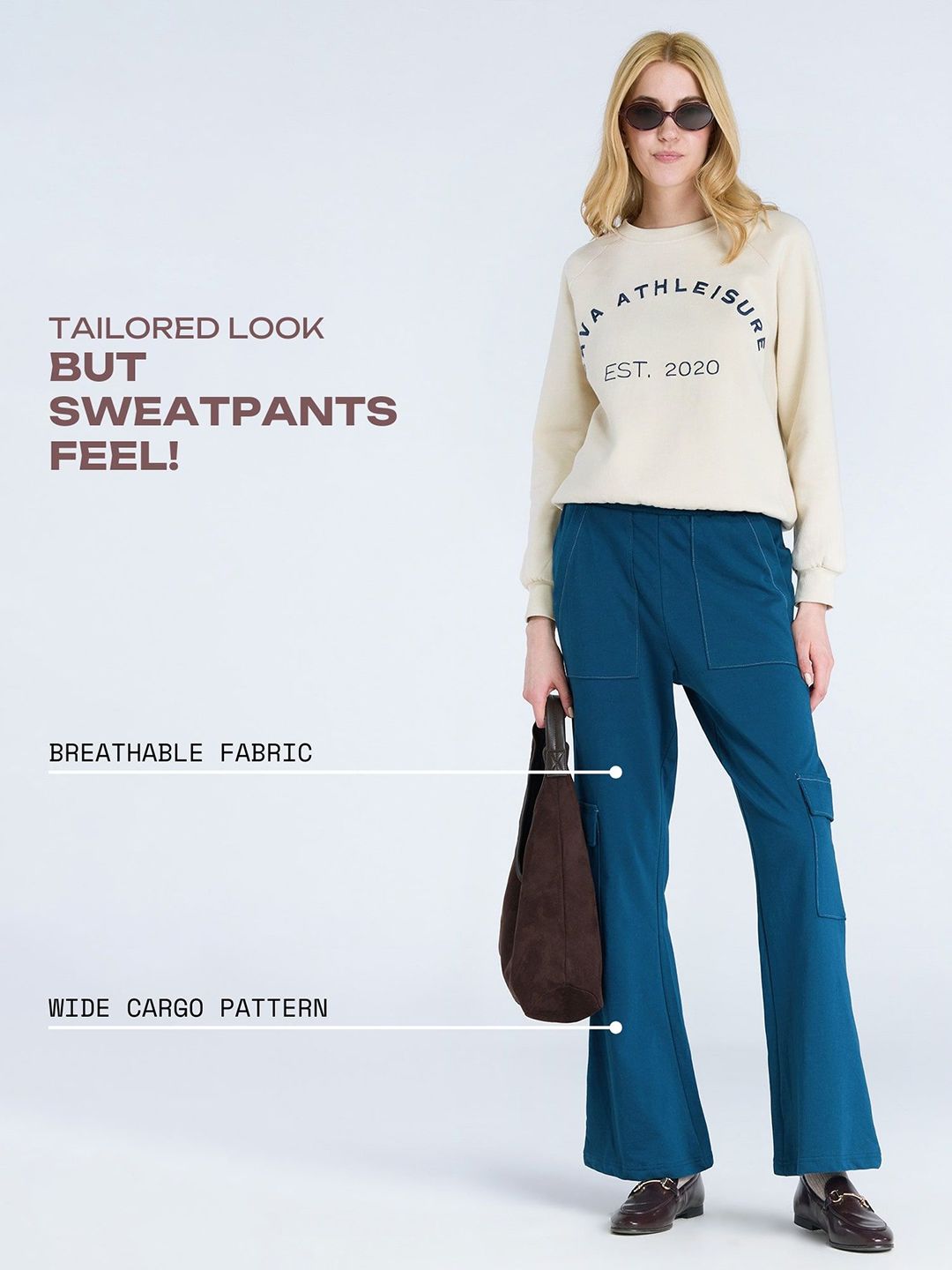 Moscow Women Wide Cargo Joggers