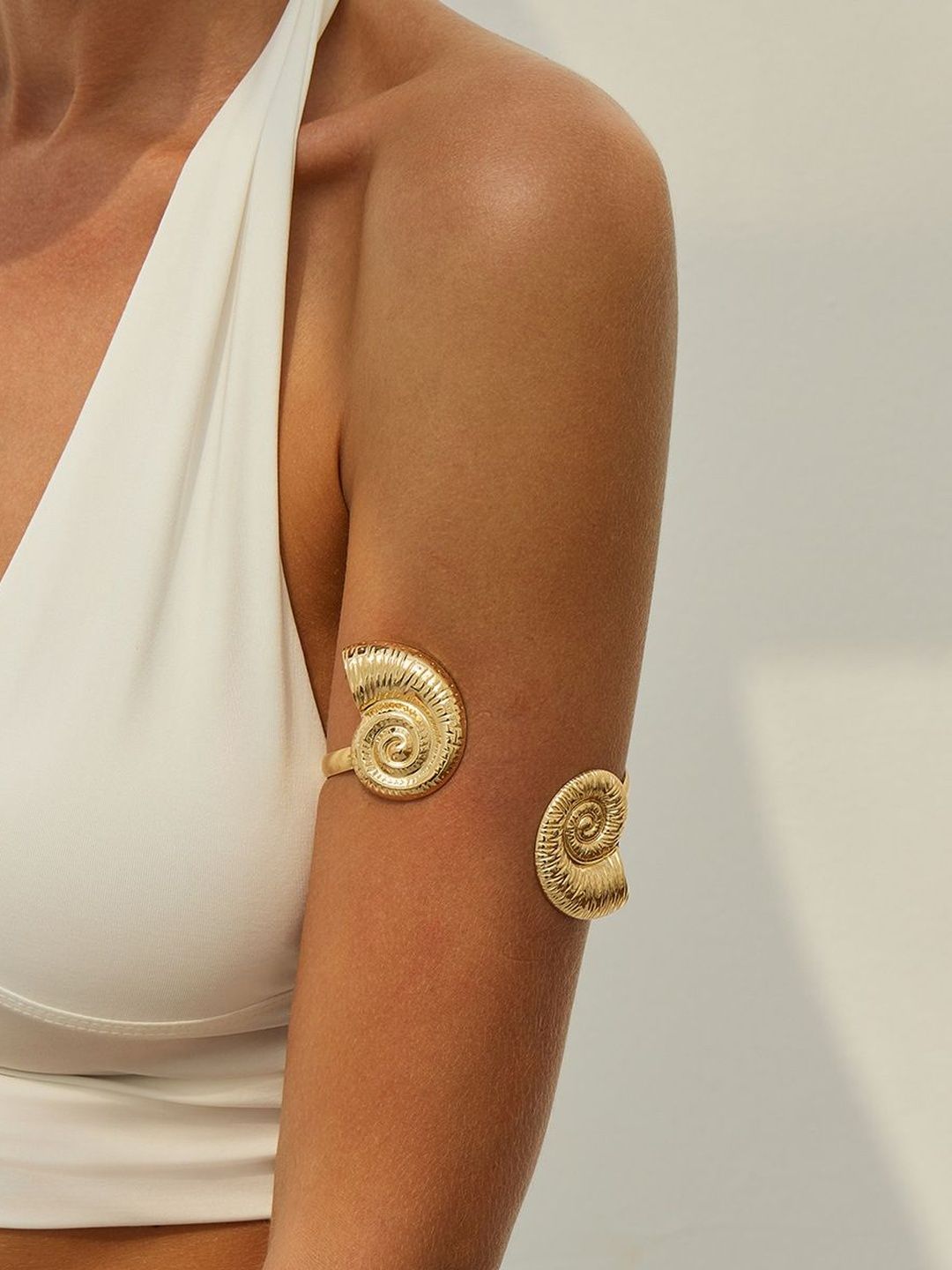 Women Gold-Plated Cuff Bracelet