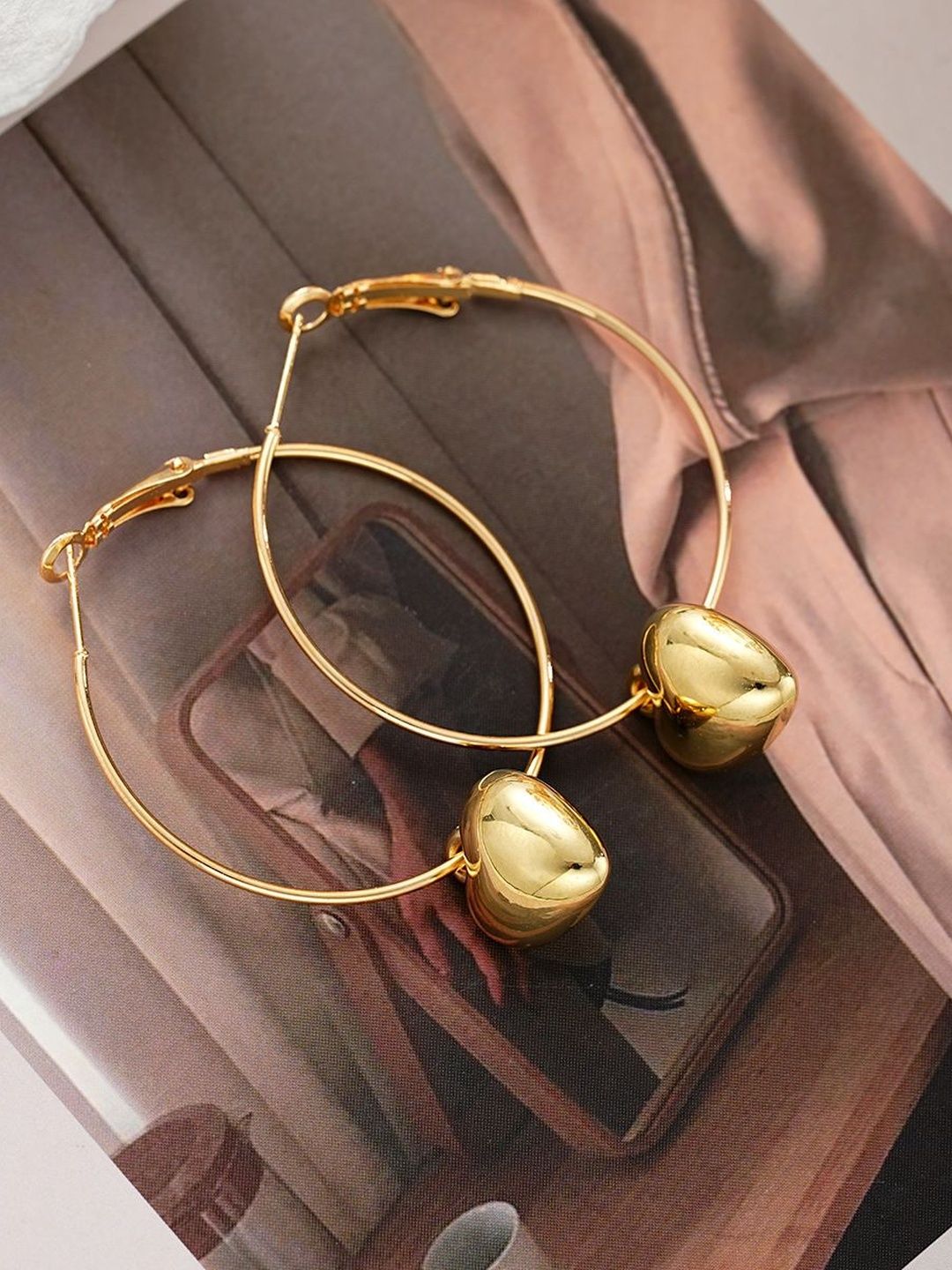 Geometric Half Hoop Earrings