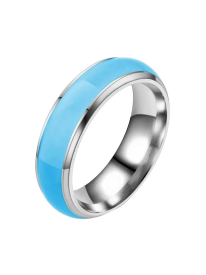 SALTY 925 Stainless Steel Aegean Icon Band Ring