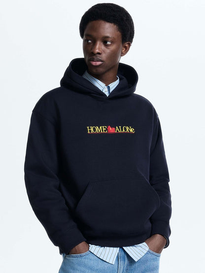 Loose Fit Printed Hoodie