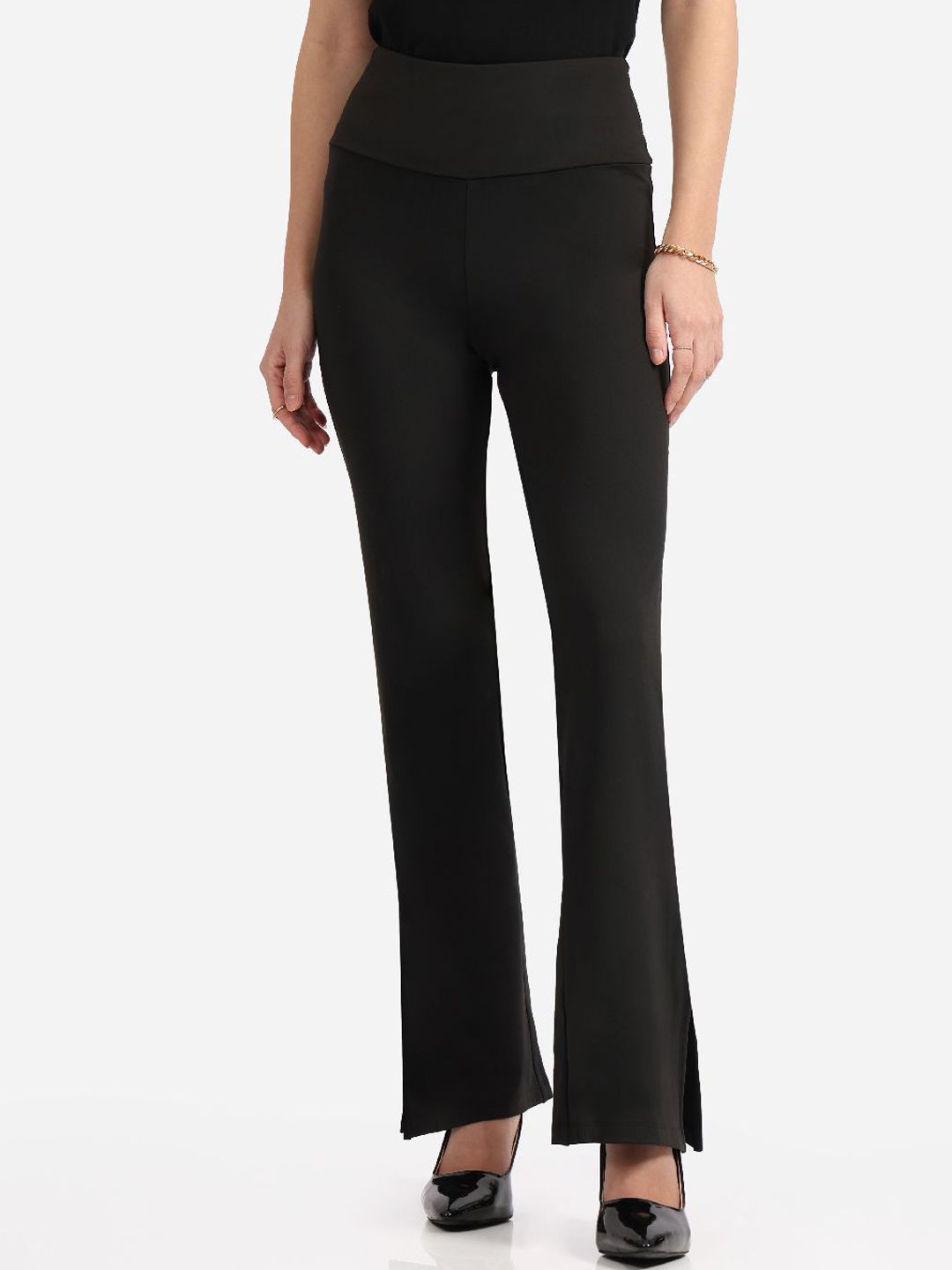 Women High-Rise Trousers