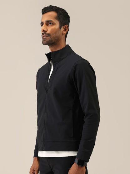 Men Lightweight Open Front Jacket