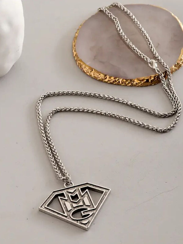 SALTY Men Silver-Toned Chain