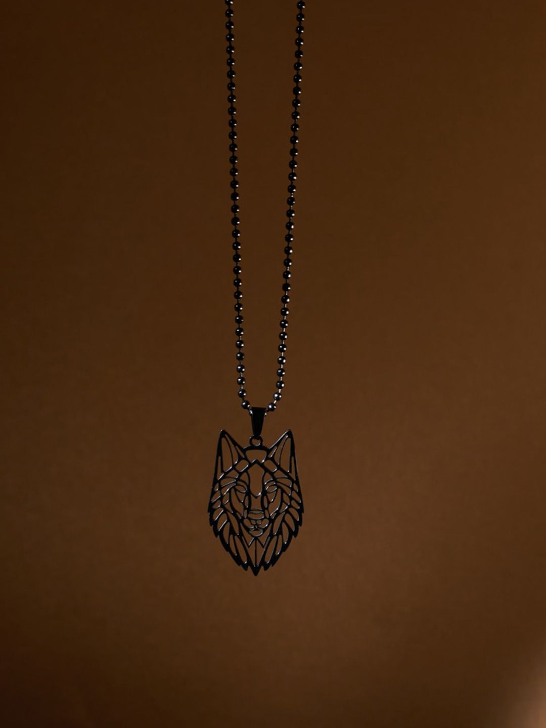 SALTY Men Stainless Steel Animal Shaped Pendant with Chain