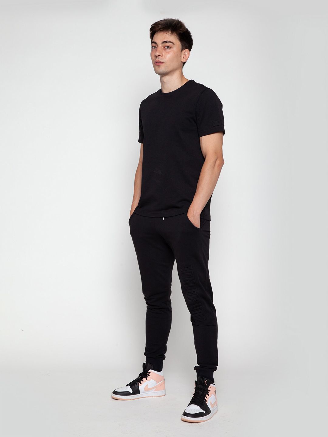 Black Cava Embossed T-Shirt
