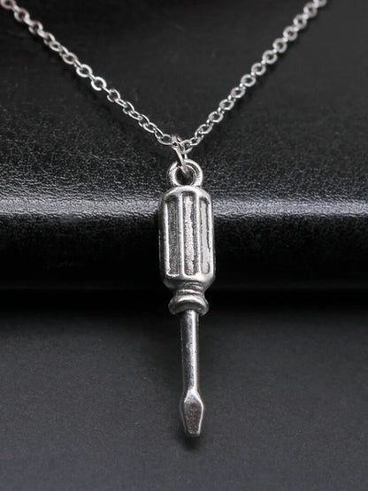 SALTY Men Silver-Plated Minimal Chain