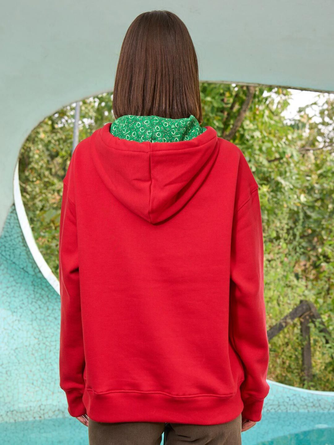 Mr. Krabs Printed Hooded Long Sleeves Pullover