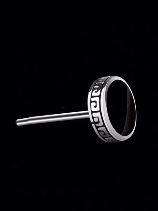SALTY Men Silver-Plated Contemporary Studs Earrings