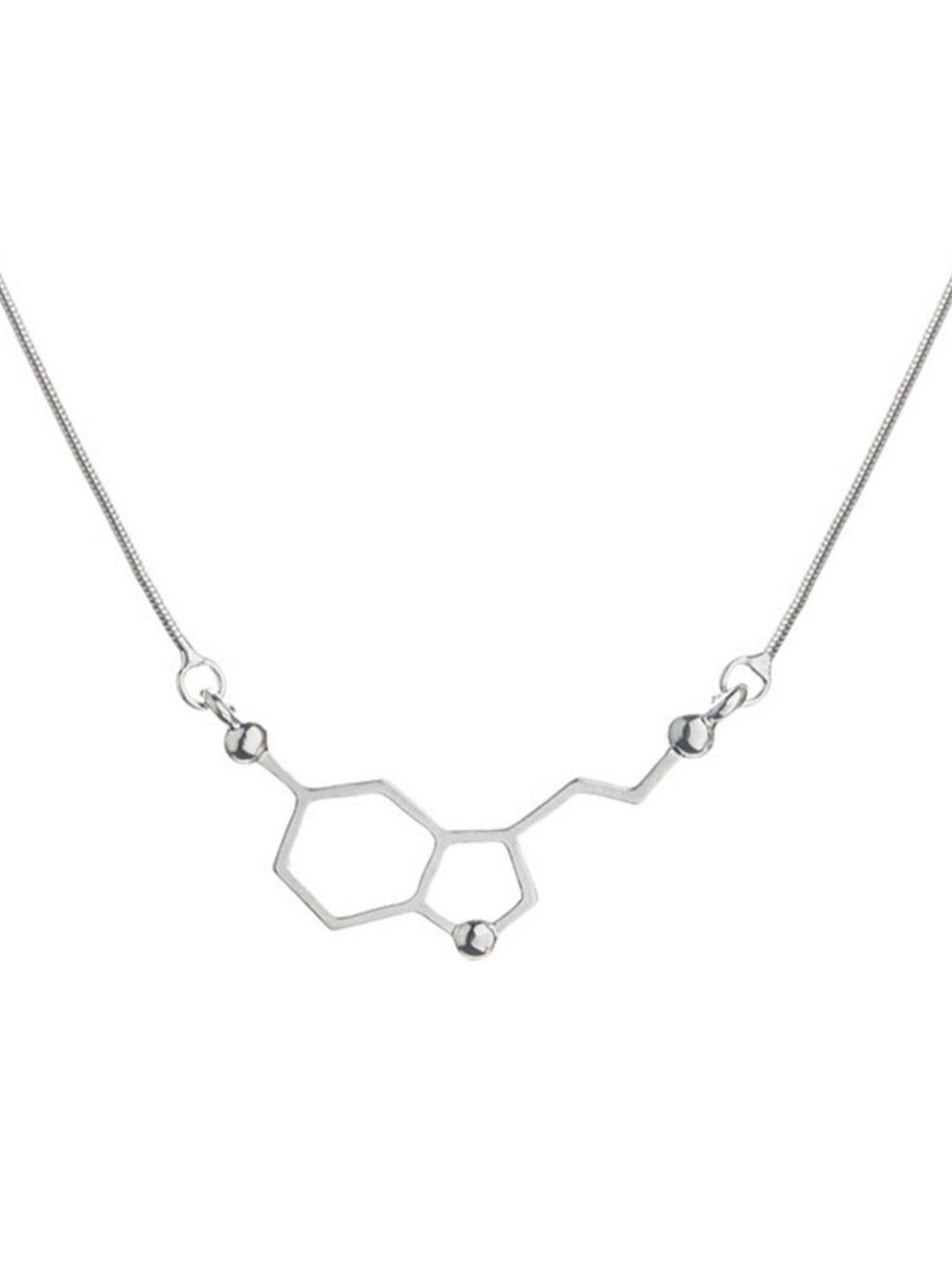 SALTY Men Silver-Plated Stainless Steel Necklace