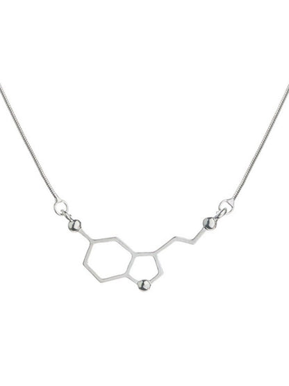 SALTY Men Silver-Plated Stainless Steel Necklace