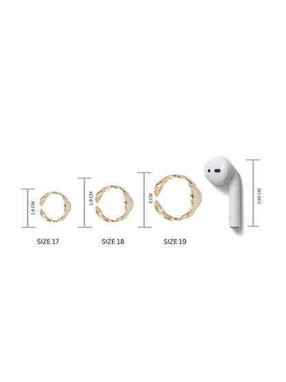 SALTY Colossus Oval Shaped Finger Ring
