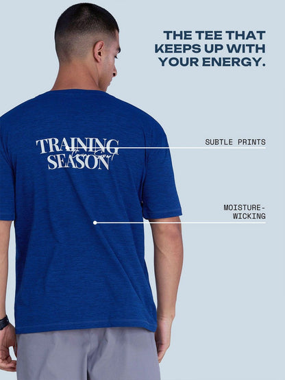 Navy Pulse Graphic Printed T-shirt