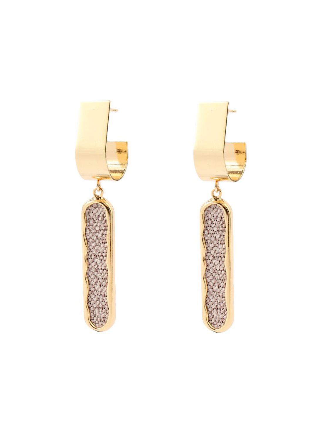 SALTY Contemporary Half Hoop Earrings