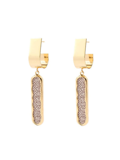 SALTY Contemporary Half Hoop Earrings