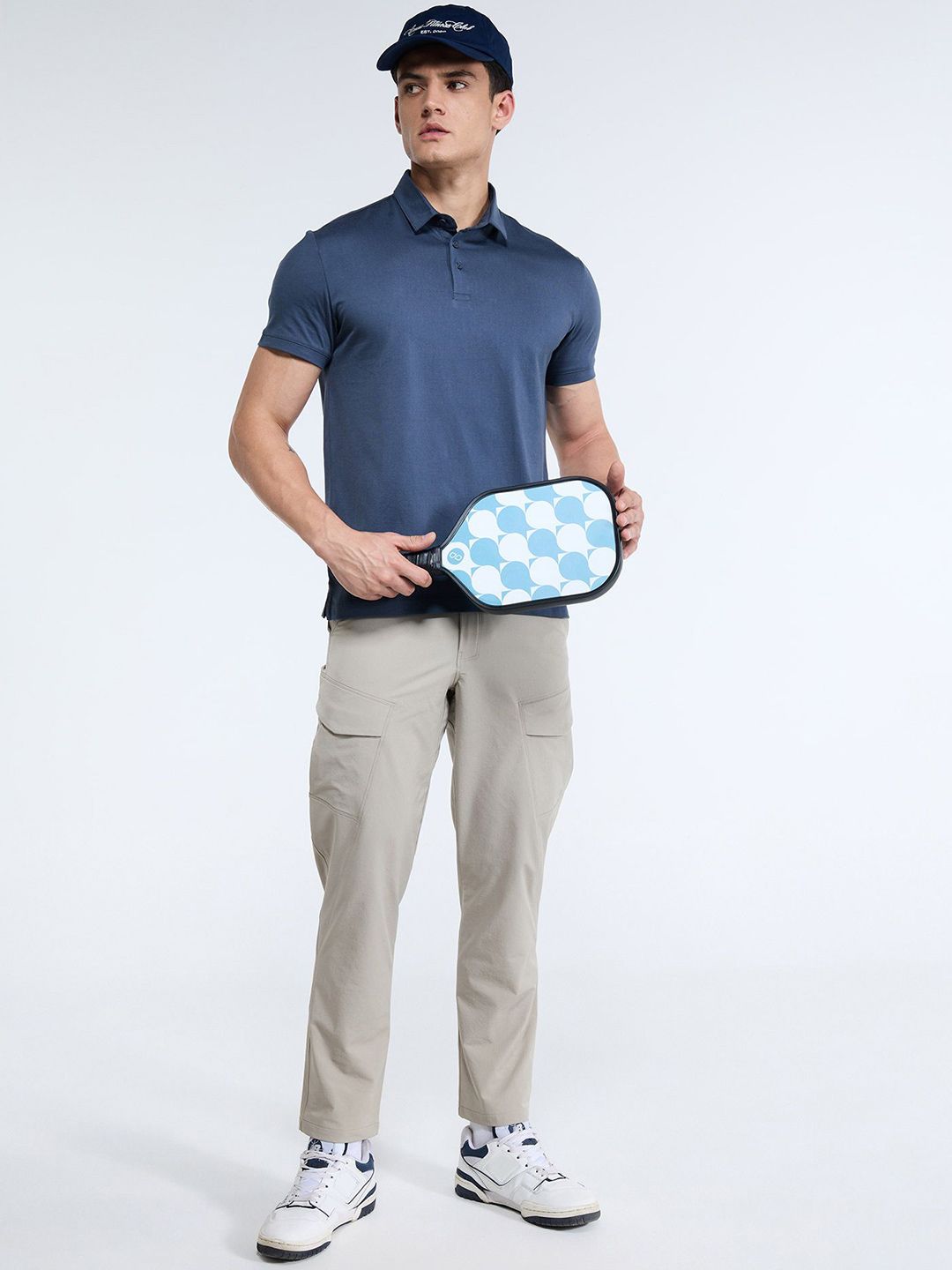 Men Ash Supima Regular Fit Polo T-Shirt