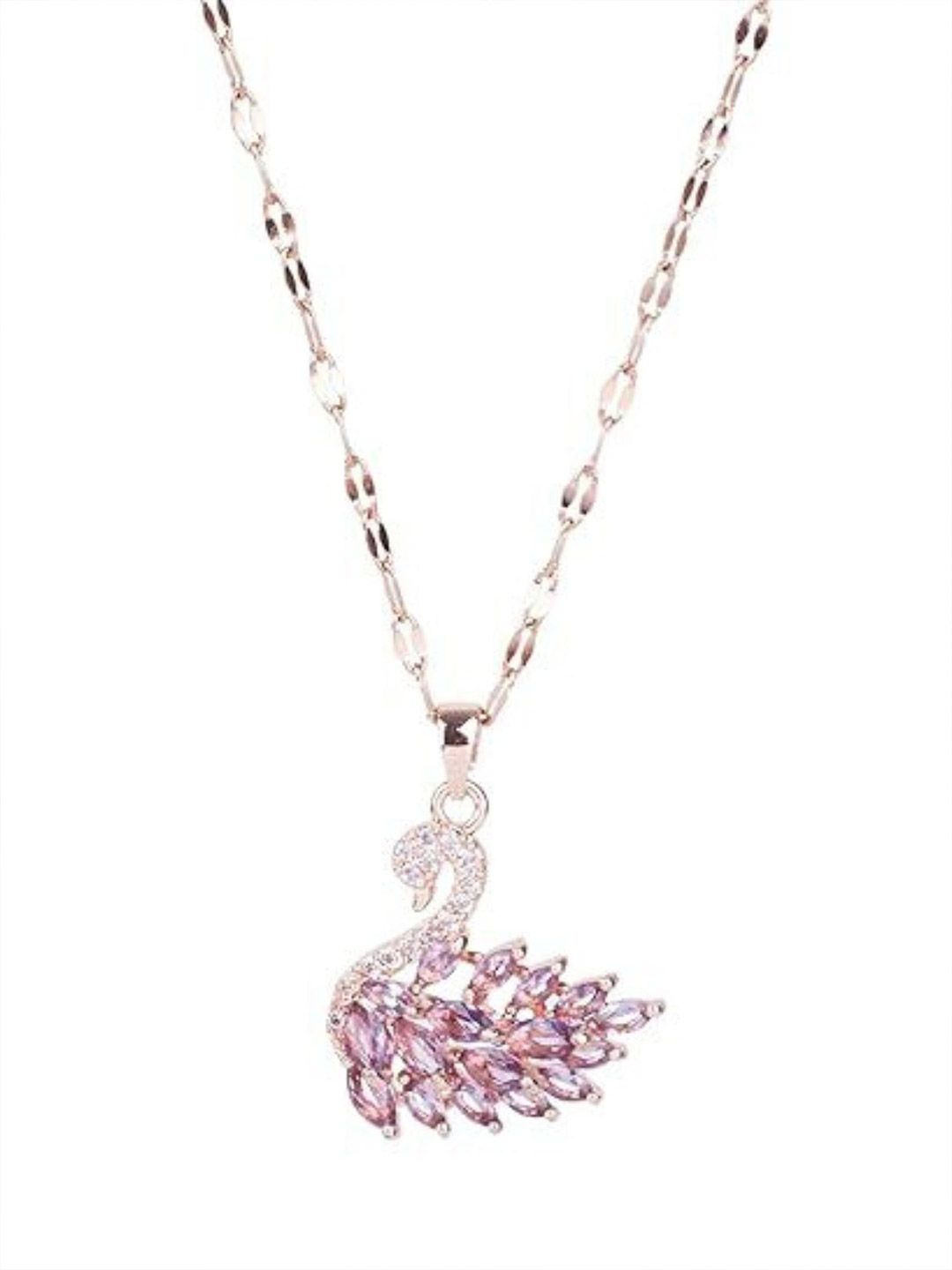 SALTY  Stainless Steel Millenia Dancing Swan Pendants With Chains