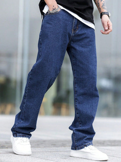 Men Mid-Rise Relaxed Fit Stretchable Jeans