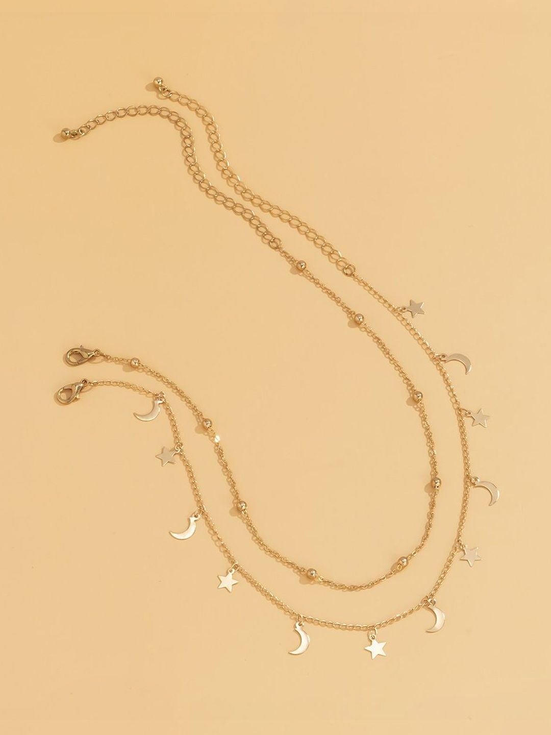 Gold-Plated Enamelled Necklace