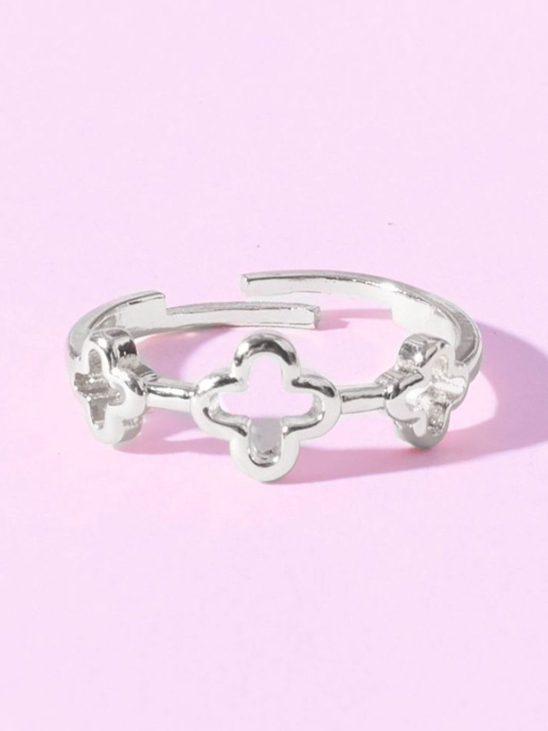 SALTY Mini Clover Stylish Adjustable Finger Ring