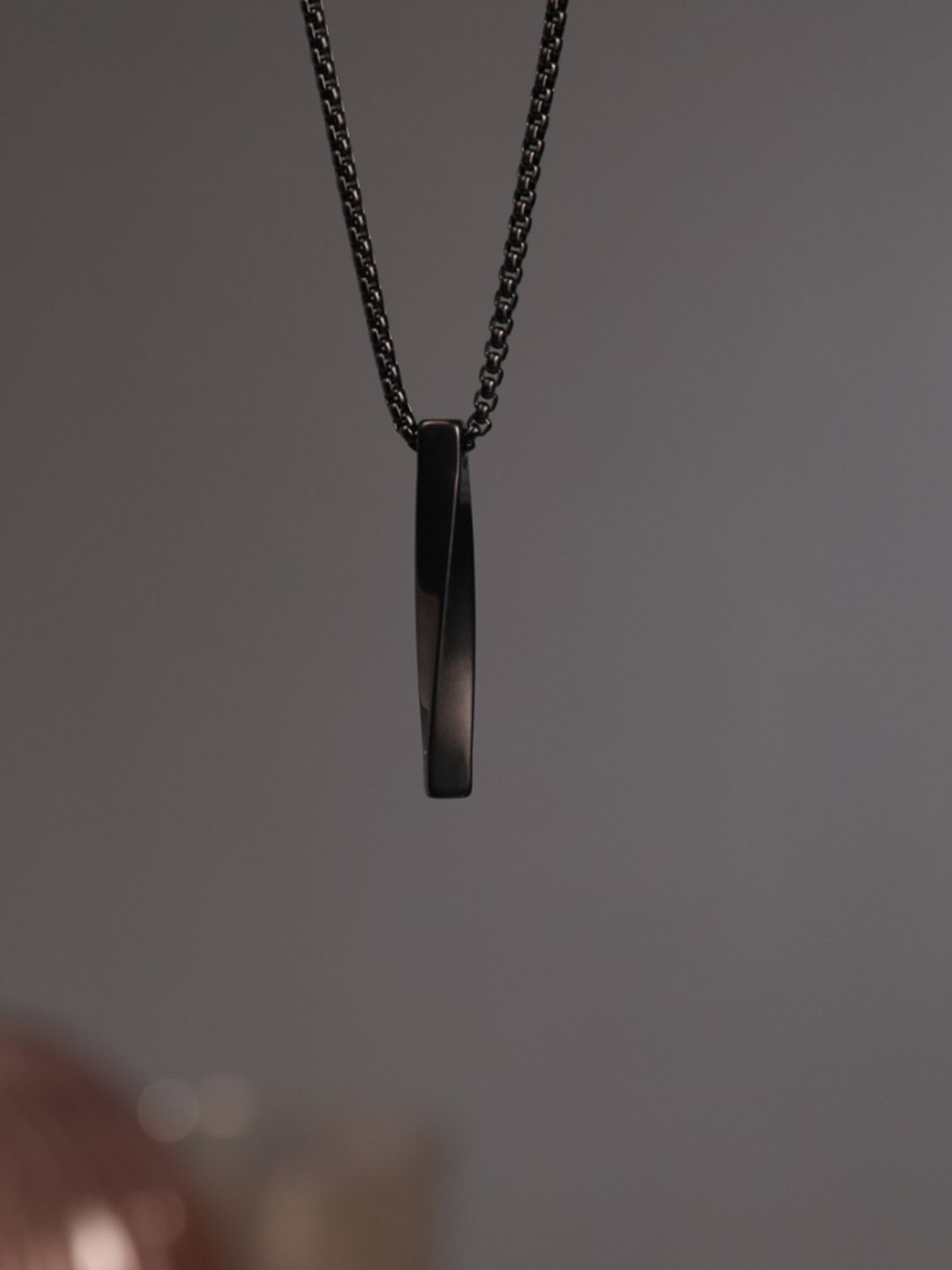 SALTY Collier Black Neck Chain for Men & Boys