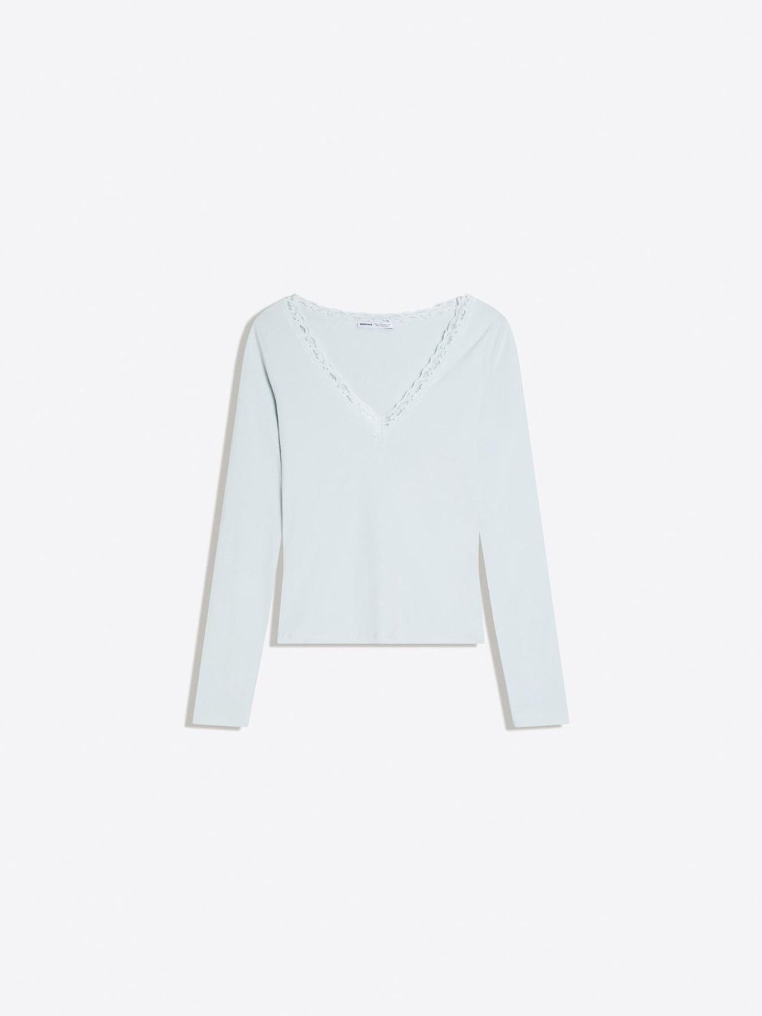 Long sleeve lace T-shirt
