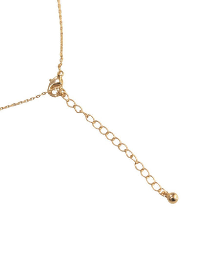SALTY Stainless Steel Artificial Stones Studded Chain