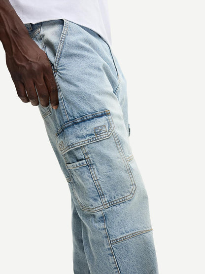 Men Baggy Cargo Jeans