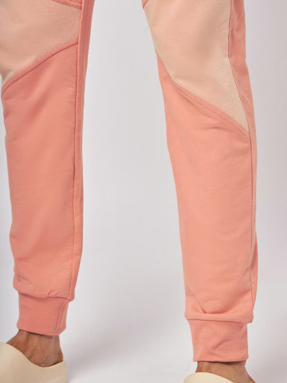 Osaka Orange Patchwork Joggers