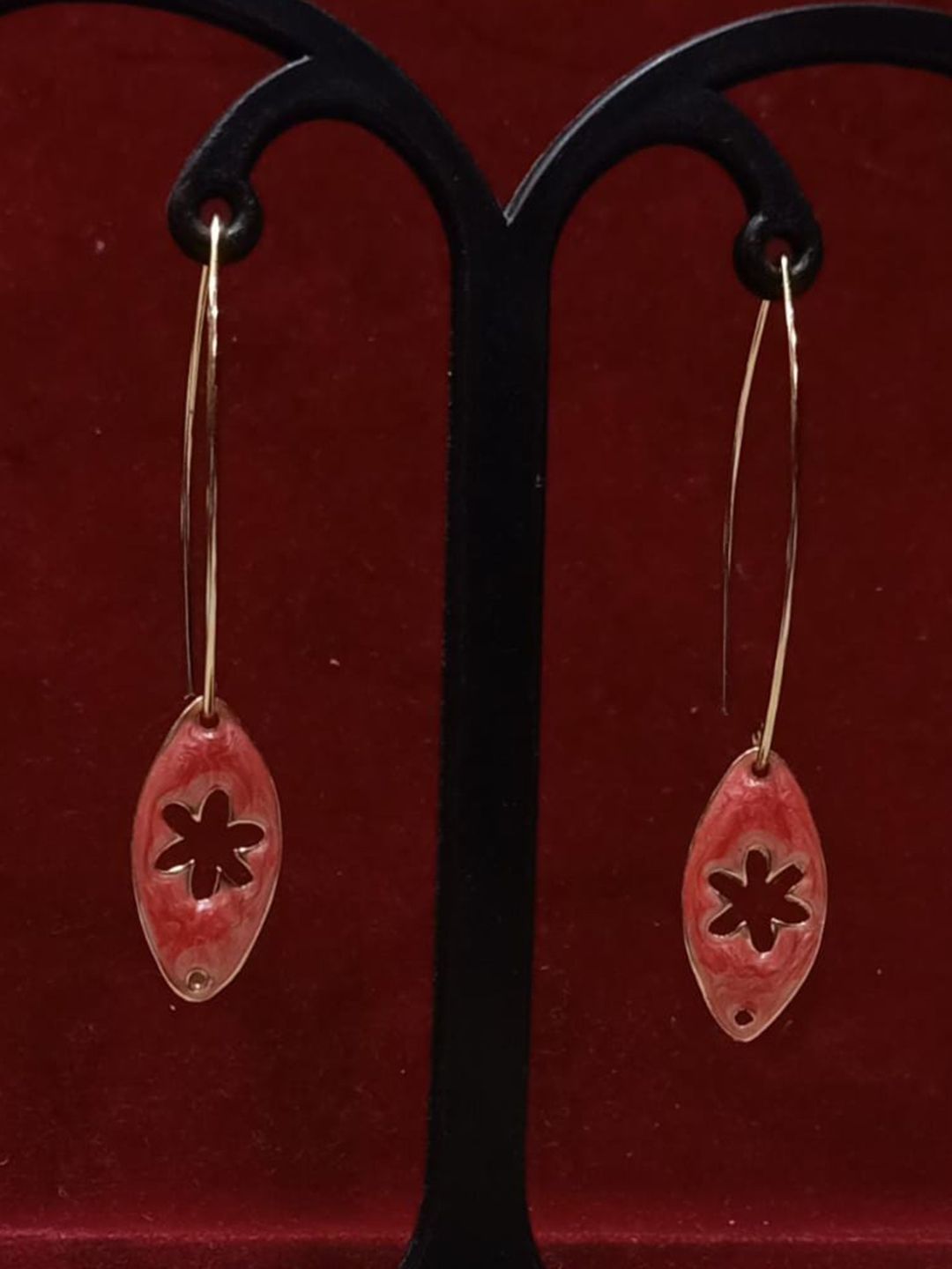 SALTY Enamelled Contemporary Drop Earrings