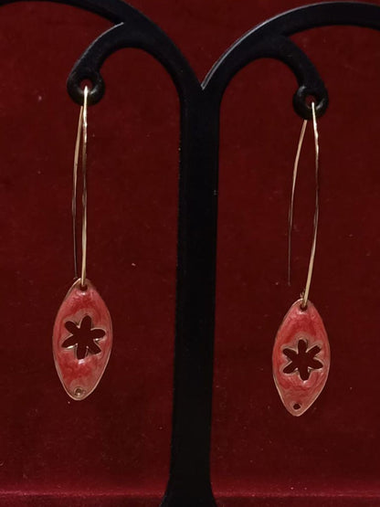 SALTY Enamelled Contemporary Drop Earrings