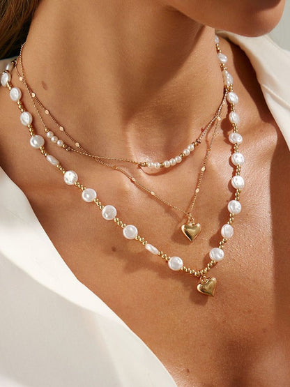 Gold-Plated Layered Necklace
