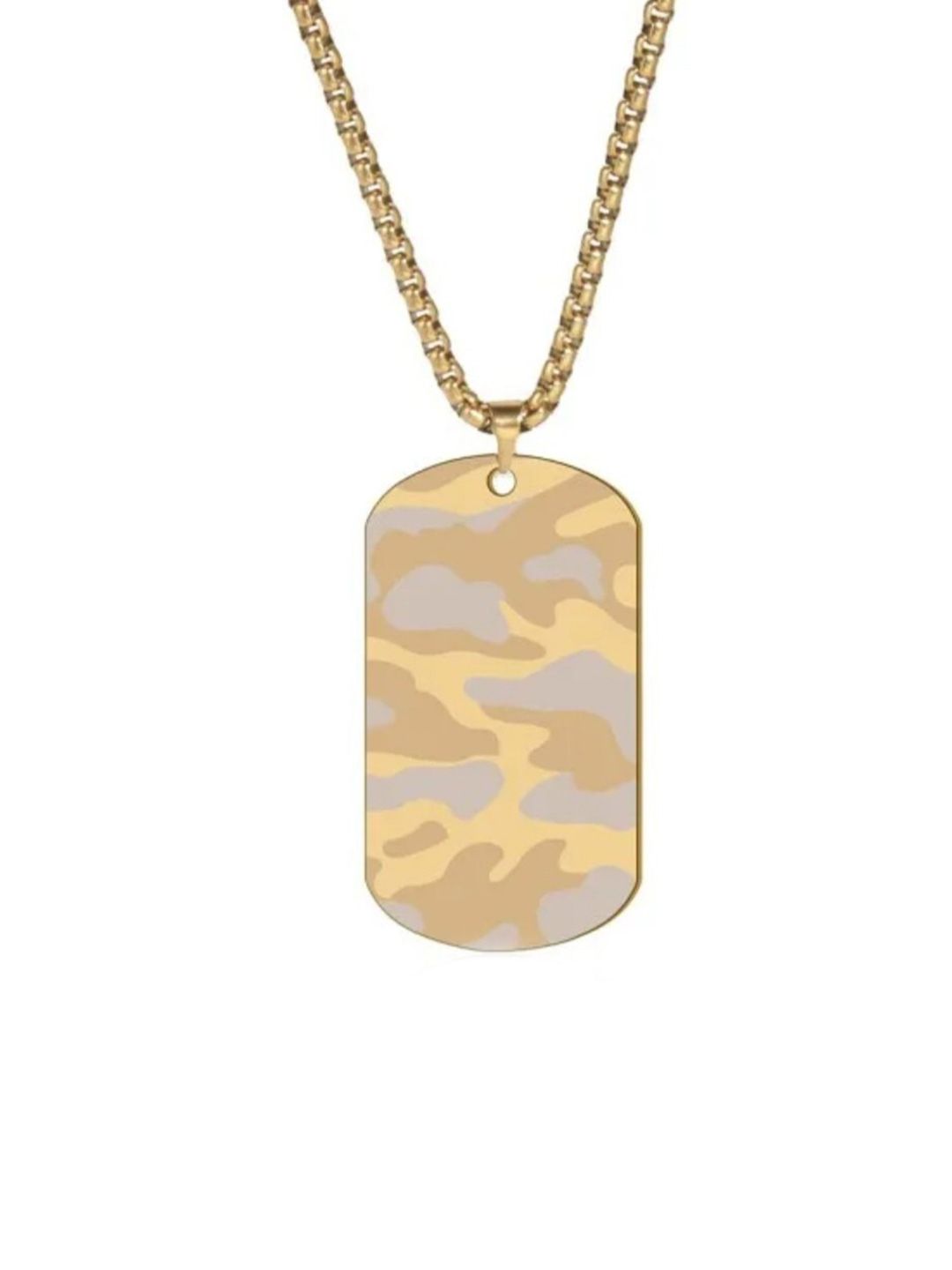 SALTY Alloy Geometric Pendant with Chain