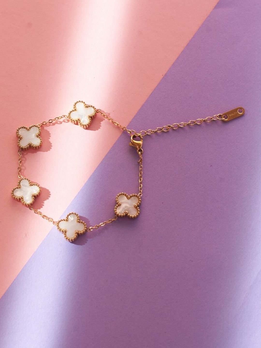 SALTY Women Victorian Clover Adjustable Bracelet for Accessories for Everyday Wear