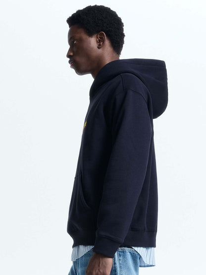 Loose Fit Printed Hoodie
