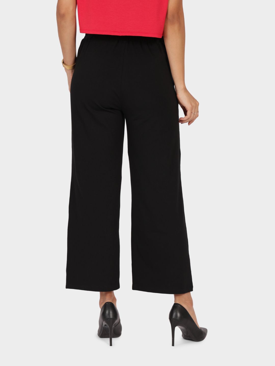 Women AM PM Cotton Wide Leg Pants -Regular