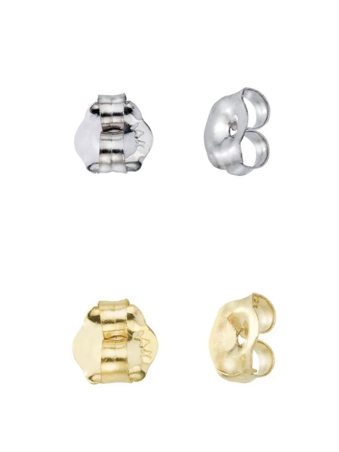 SALTY Gold-Plated Artificial Stones-Studded Contemporary Studs Earrings
