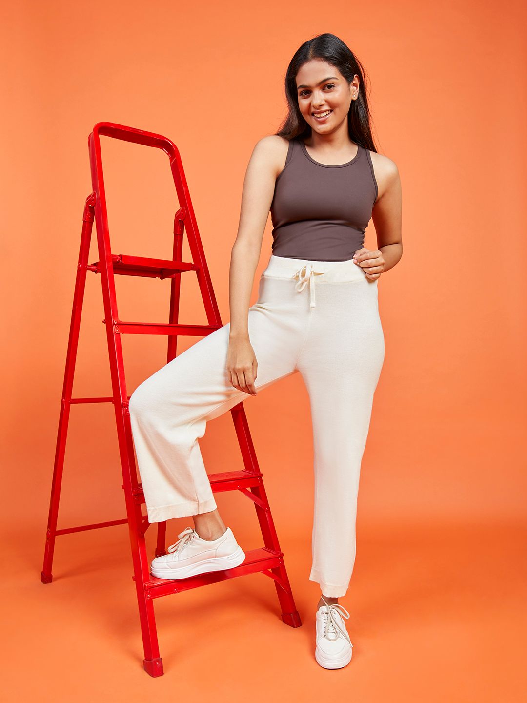 Women Move All Day Relaxed-Fit Pure Cotton Track Pant