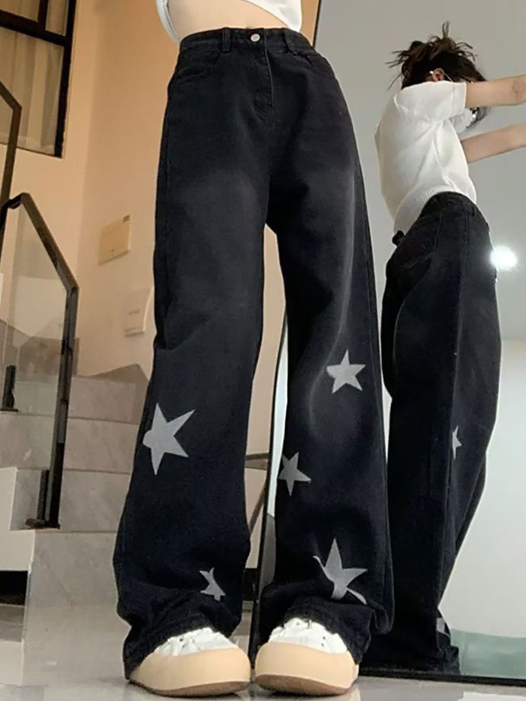 Women High-Rise Relaxed Fit Stretchable Jeans