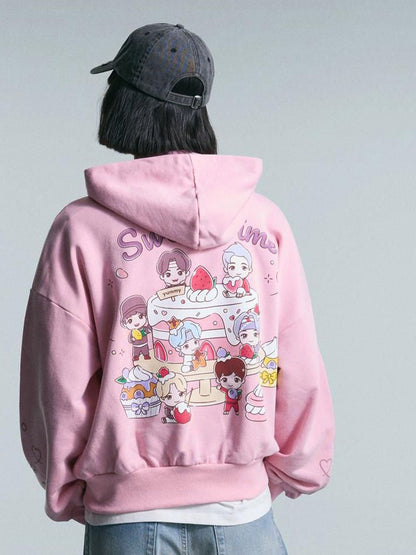 TinyTAN print hoodie