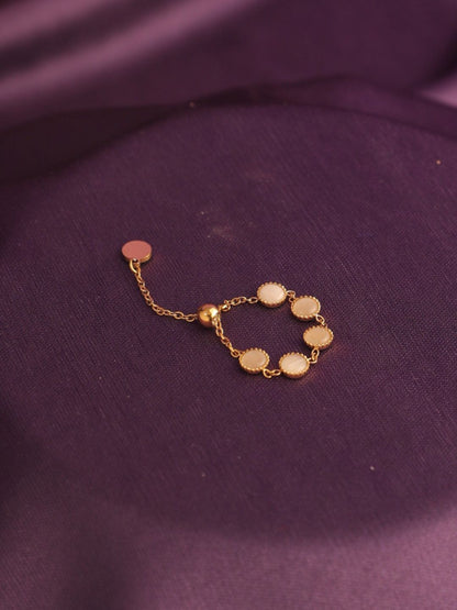 SALTY Opalescent Chain Ring for Women