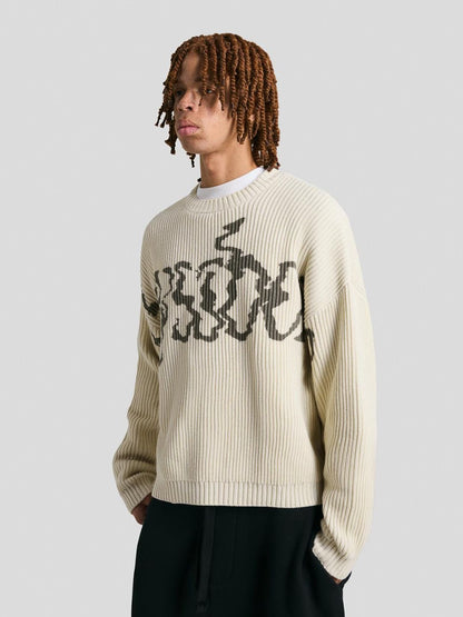 Printed sweater