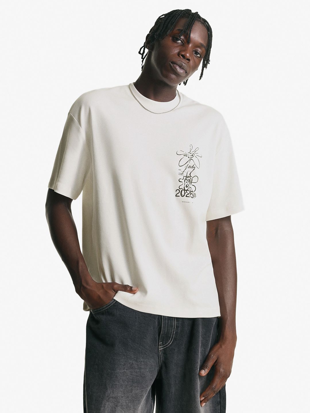 Short sleeve T-shirt with print