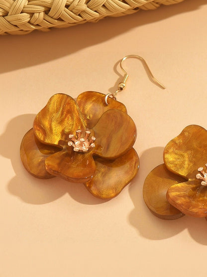 Floral Drop Earrings