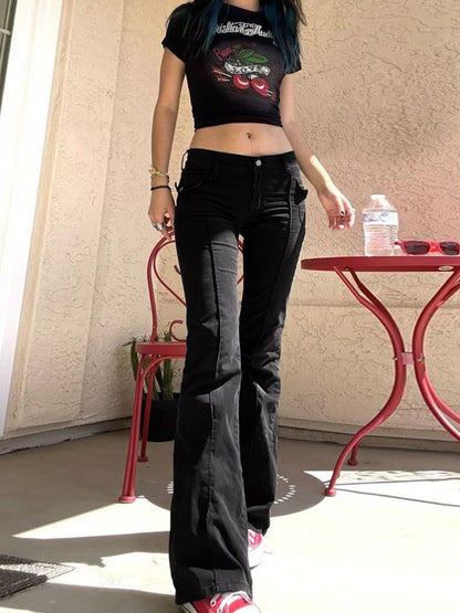 Women Flared Mid-Rise Light Fade Jeans